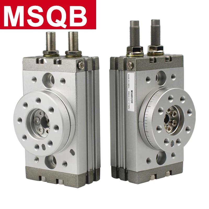 MSQB10A MSQB20A MSQB50A MSQB70A MSQB10AR MSQB30R MSQB50R MSQB70R Cilindro neumático giratorio MSQB50A ajustable 0-190 grados
