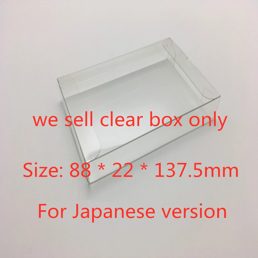 Protector de caja transparente para Nintendo GAME BOY ADVANCE/GBA, caja de almacenamiento TEP, estuche de exhibición transparente - imagen 3