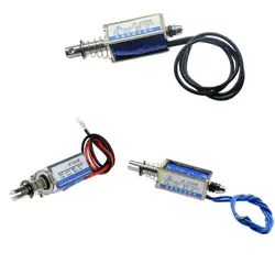 JF-0530B Solenoide Push-Pull Lineal 5 N, 10 mm, 6/12/24 V CC