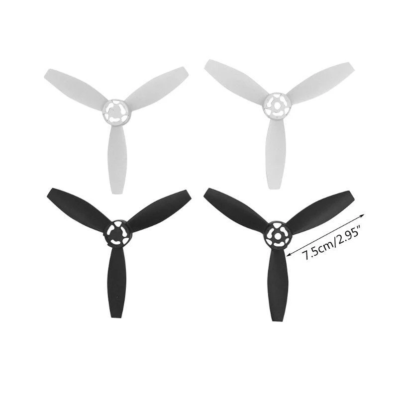 45BB 4 unids/lote hélice larga para Parrot Bebop 2 fpv 2,0 reemplazo de accesorios de cuadricóptero (2 pares) - imagen 3
