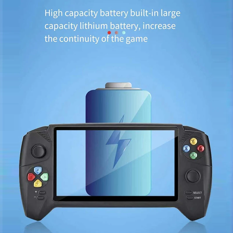 2025 NUEVA tarjeta de juego RS08 Retro Arcade 128G más de 30000 consolas de juegos Pantalla HD de 6,5 "soporte 10 simulaciones Video reproductores de juegos portátiles - imagen 4