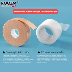 Cinta adhesiva Invisible antidesgaste para el talón, vendaje médico de yeso, parche impermeable autoadhesivo, 2,5x5m, 1 unidad