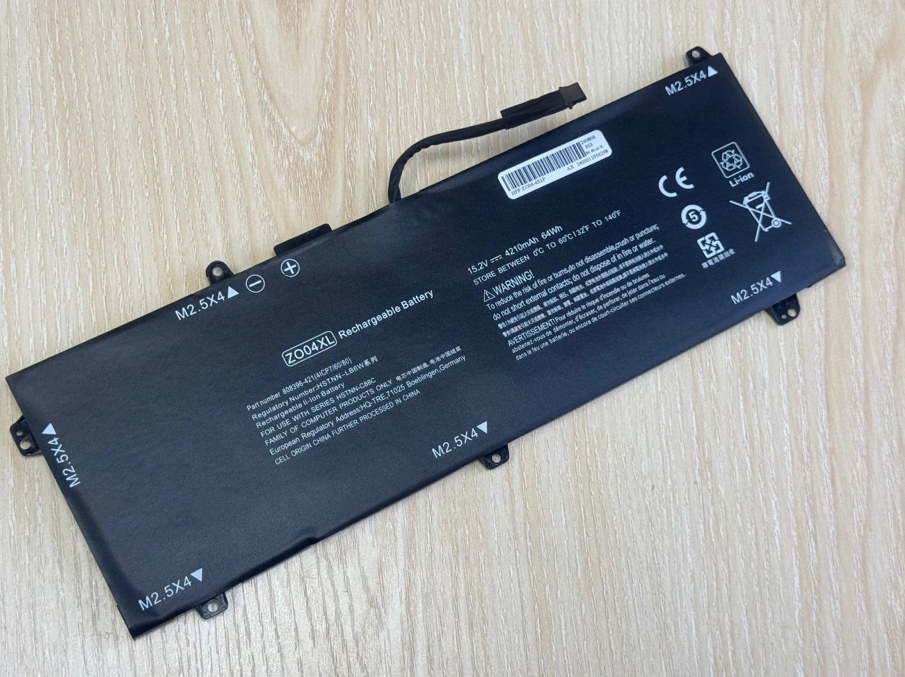 ZO04XL batería del ordenador portátil para HP HSN-C02C Zbook Studio G3 serie 808396-422 HSTNN-LB6W HSTNN-C88C - imagen 5