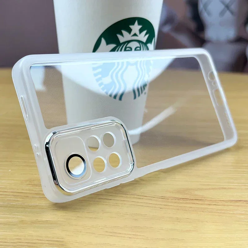 Funda de película de lente de lujo para Xiaomi POCO M4 Pro, POCOM4Pro 5G, protector de cámara completa, transparente, suave, armadura de moda, bolsa de teléfono - imagen 2