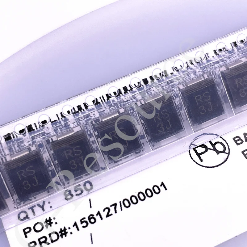 (50 piezas) Diodo de recuperación rápida RS3J SMC 3A600V DO-214AB - imagen 2