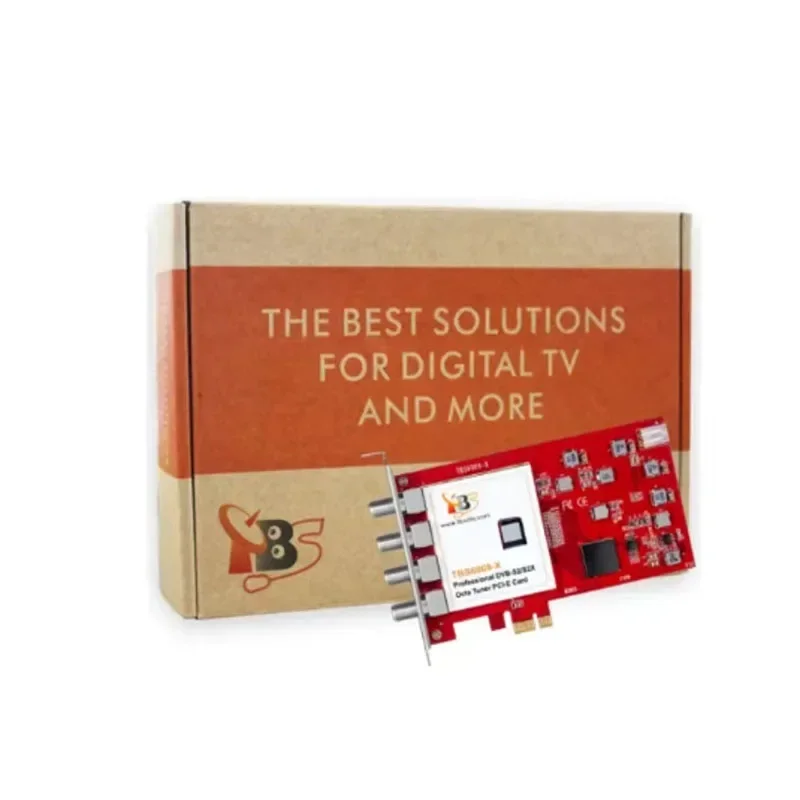 NUEVA tarjeta PCIe de sintonizador dual TBS6902 TBS 6909X V2 DVB-S2 para TV satelital digital HD y SD