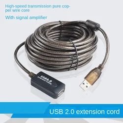 Extensor USB 2.0 Macho a Hembra – Repetidor de Señal Activo