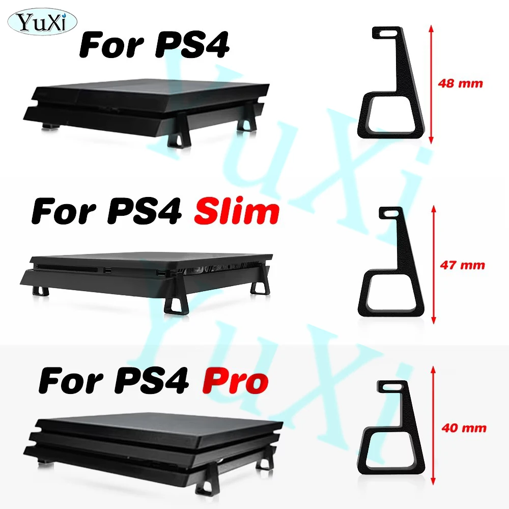 Soporte para PS4 Pro, pies delgados, soporte Horizontal, pies de refrigeración para consola de juegos PlayStation 4, 4 Uds. - imagen 3