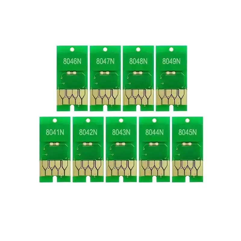 Adecuado para chips de cartucho de tinta Epson T8041-T8049 P6000 P7000 P8000 P9000 chips de cartucho de tinta de impresora de gran formato EUR y EE. UU. - imagen 4