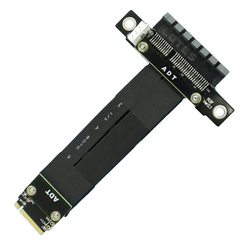 Cable de extensión M.2 NGFF NVMe a PCIE X4 X8 Pci-e 4x M2 a Pci-e X4 para tarjeta de captura de tarjeta de red NVMe SSD tarjeta adaptadora USB