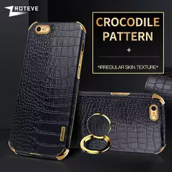 Funda Zroteve Cuero Cocodrilo iPhone SE / 6 / 7 / 8 Plus
