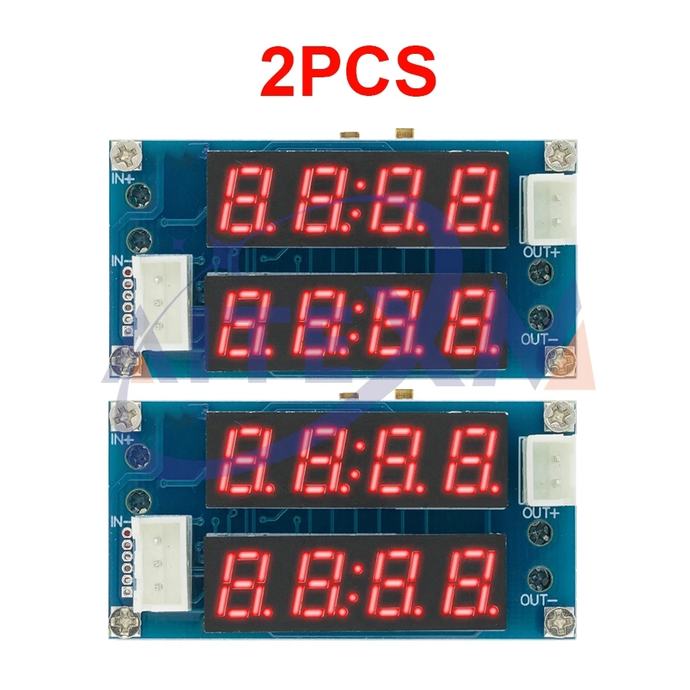 2 uds 5A potencia ajustable CC/CV módulo de carga reductor controlador LED voltímetro amperímetro voltaje de corriente constante XL4015 2 en 1 - imagen 2