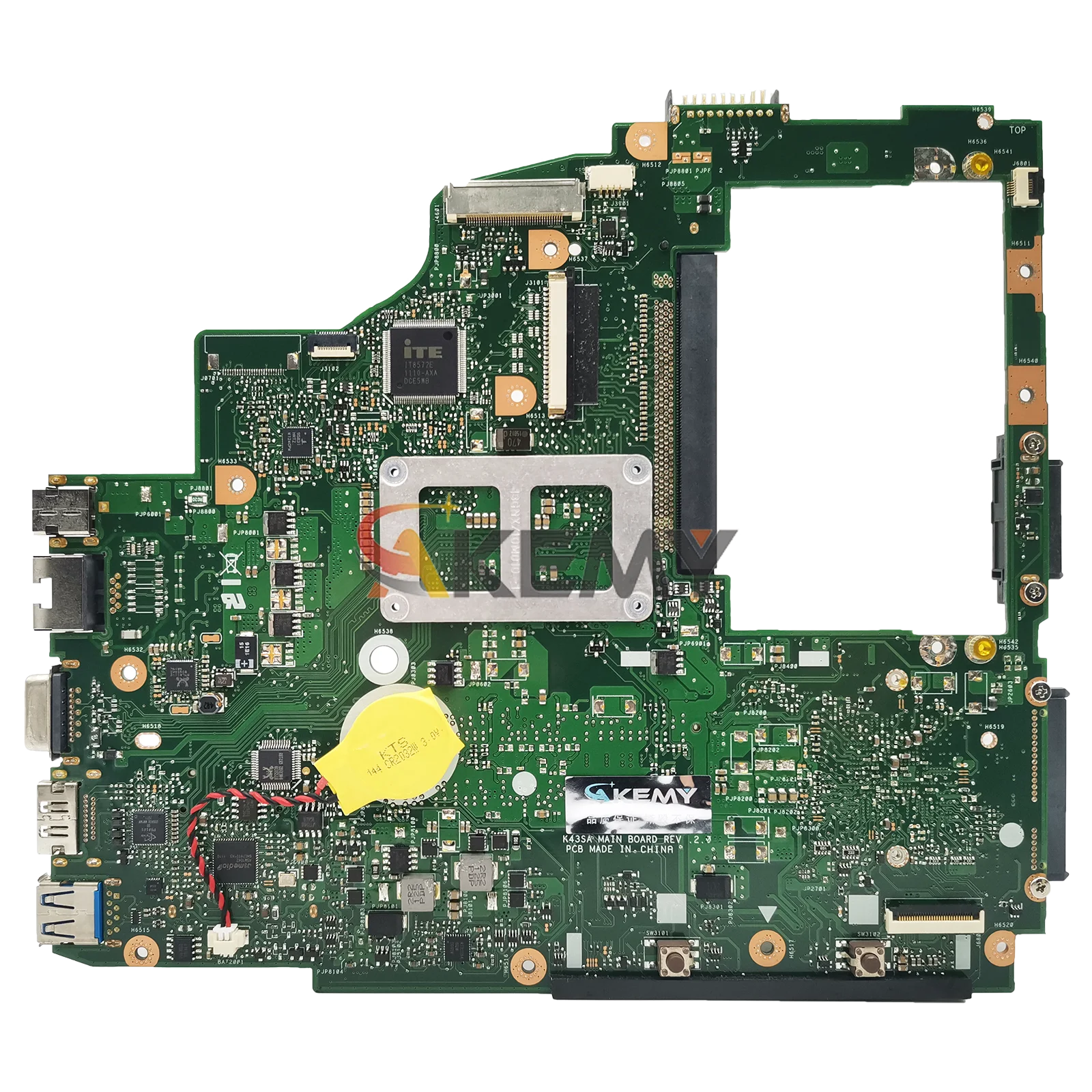 Placa base para ordenador portátil K43SA para ASUS K43S A43S X43S K43SJ K43SV K43SD K43SM placa base para portátil en stock 100% pruebas OK envío rápido - imagen 2