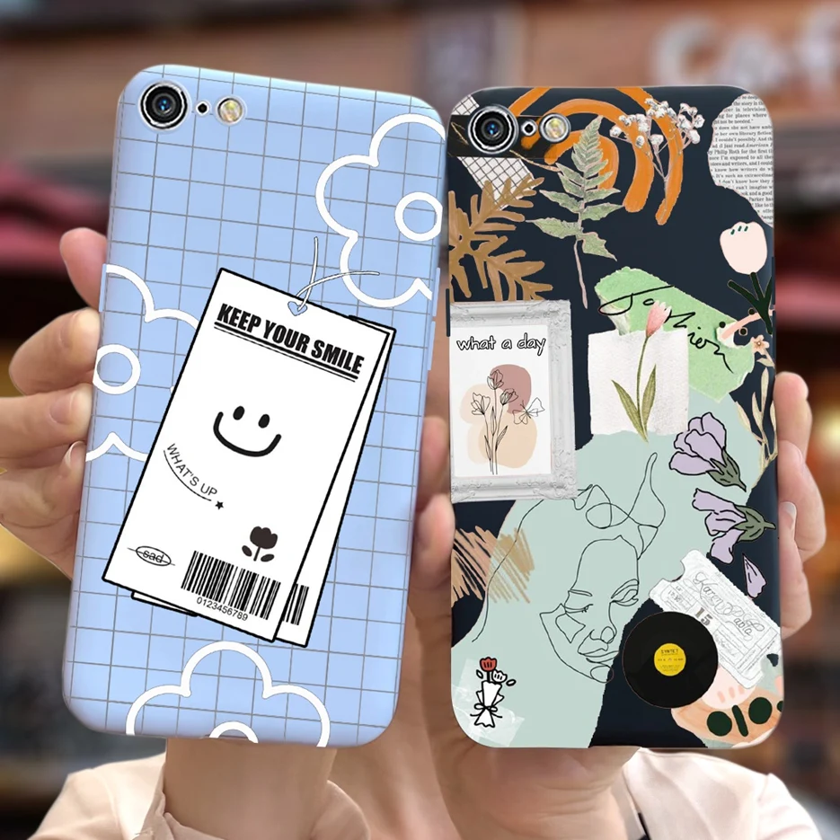 Funda de silicona suave para teléfono móvil Apple, carcasa trasera pintada con arte elegante para iPhone 6 6S Plus - imagen 3