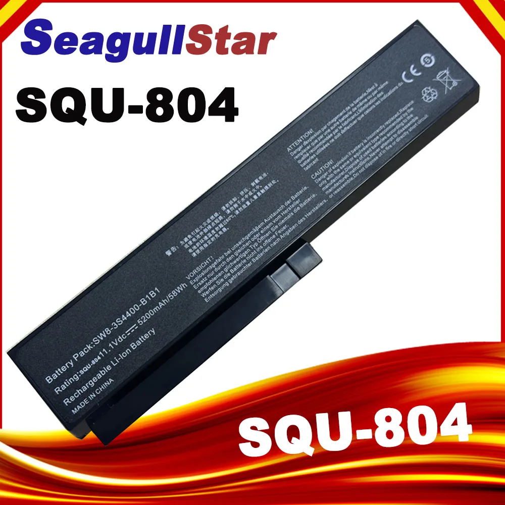 Batería del ordenador portátil SQU-804 SQU-805 SQU-807 para LG R410 R480 R490 R510 R560 R570 R580 R590 E210 E310 para HASEE HP550 HP560 HP650
