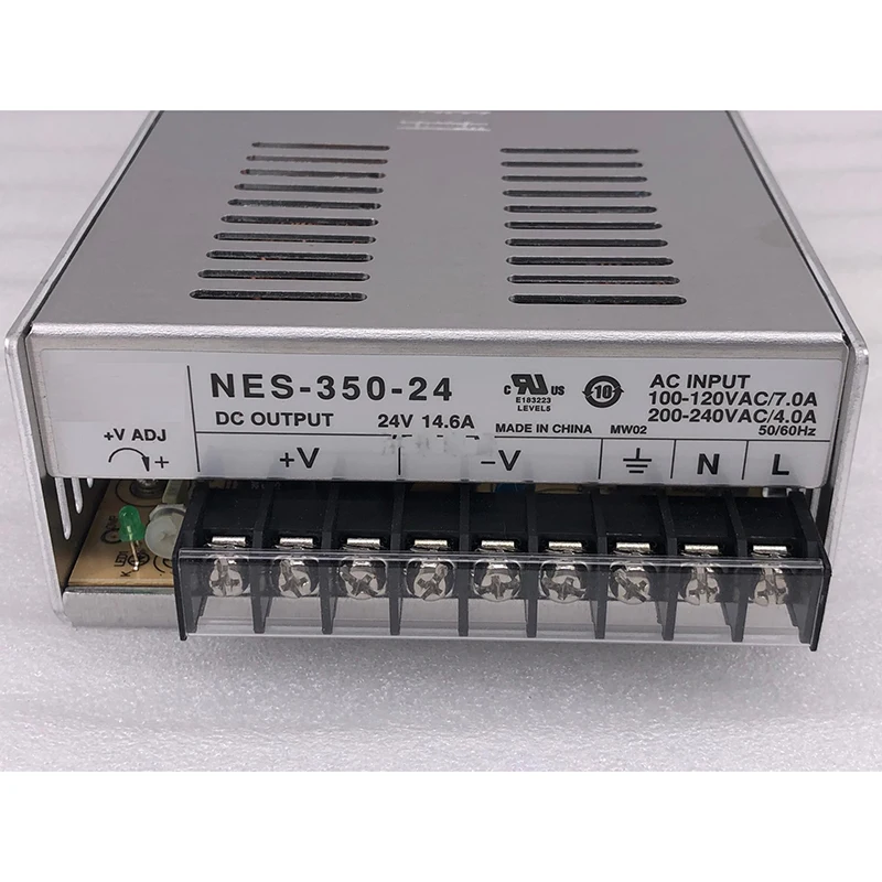 NES-350-24 24V-14.6A 350W para transformador MW fuente de alimentación conmutada CC Control Industrial LED voltaje estabilizado CC - imagen 4