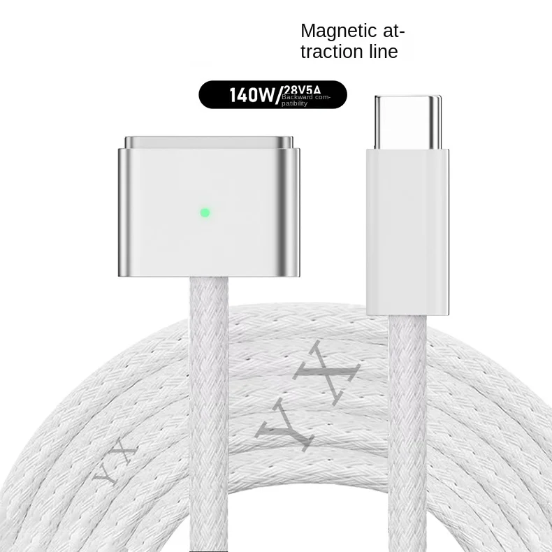 Cable de carga tipo C a Magsafe 3, carga rápida PD de 140W, Compatible con MacBook - imagen 3