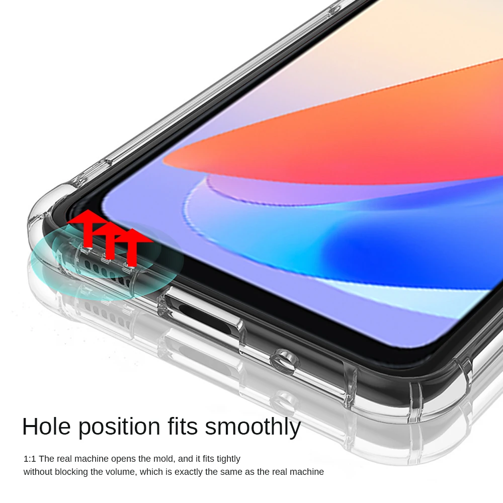 Funda de silicona transparente para Honor X6a, cubierta suave para teléfono Honor X6a 4G Honar Honer X 6a X6 A WDY-LX1 2023, Fundas A prueba de golpes para cámara - imagen 3