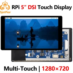 Pantalla Táctil Capacitiva Raspberry Pi 5 Pulgadas 720x1280 DSI MIPI