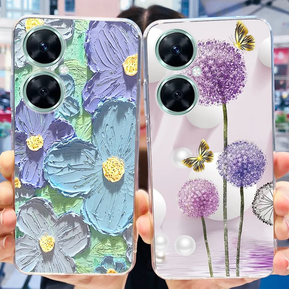 Para Huawei Nova 11i 4G funda MAO-LX9 nueva moda Popular cubierta pintada funda de teléfono de silicona suave para Huawei Nova 11i Nova11i Shell - imagen 4
