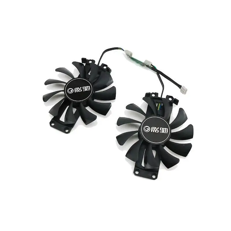 2 uds GA81S2U nuevo enfriador GPU para GALAXY GTX 660 Xiaojiang GTX 760 Tiger tarjeta gráfica General ventilador Dual Universal - imagen 4