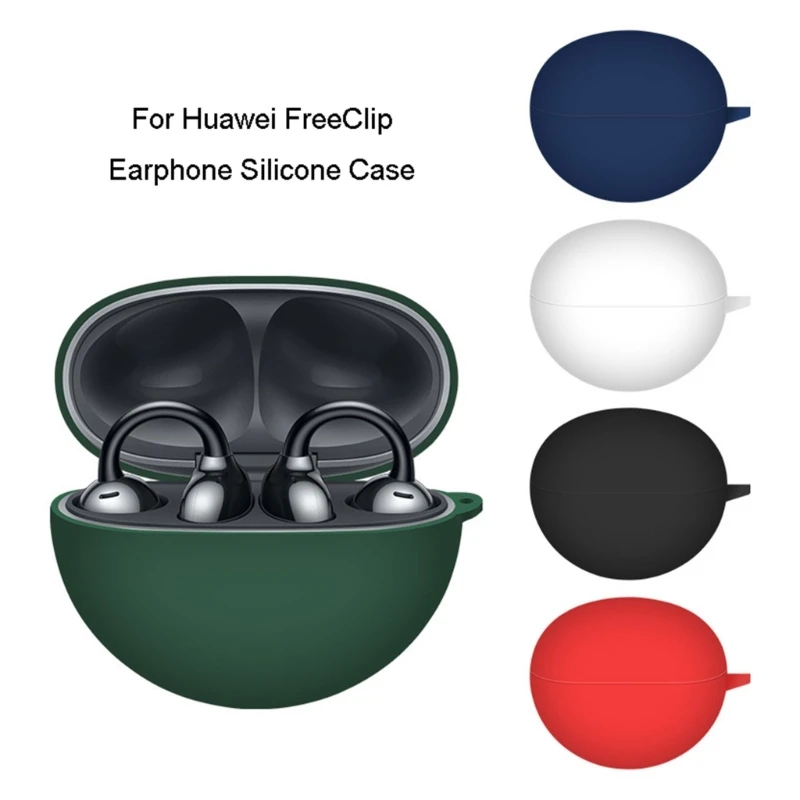 Funda protectora de silicona para Huawei, funda protectora para auriculares inalámbricos, carcasa antipolvo