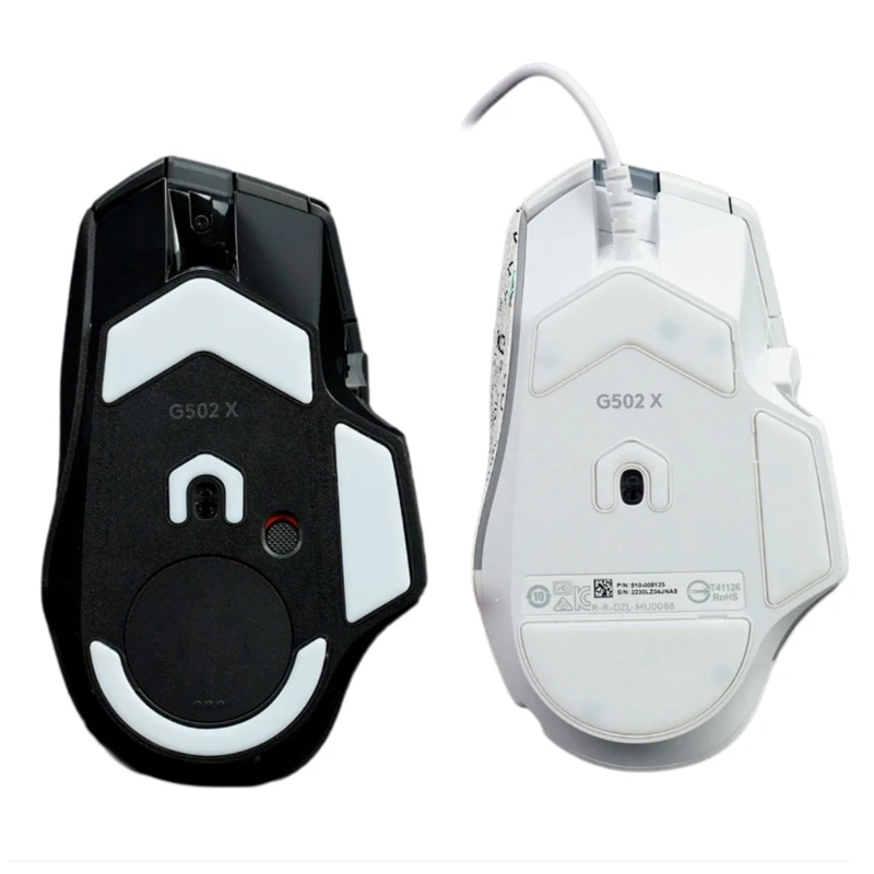 Patines de ratón Tiger Esports versión ICE, pies de ratón con borde curvo para alfombrilla de ratón inalámbrica G502X, antideslizante, blanco, 1 Juego - imagen 4