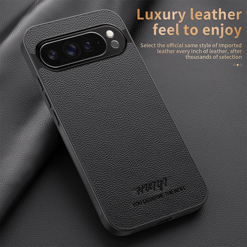 Para Google Pixel 9 Pro XL funda suave PU piel imán funda protectora trasera para Google Pixel 8 9 Pro XL funda completa para teléfono - imagen 5