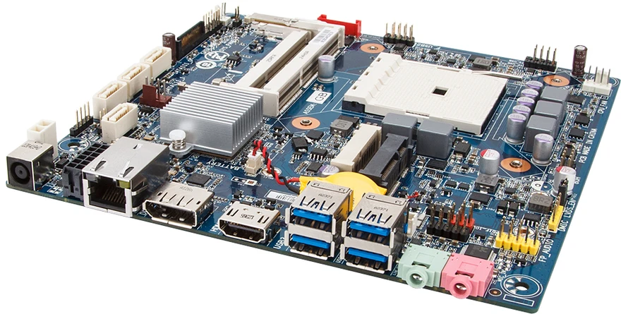 Placa base GIGABYTE MQHUDVI Mini-ITX AMD A75 Socket FM2 4 x SATA III DDR3 16GB compatible con CPU AMD APU A4-5/A6-5/A8-5/A10-5 - imagen 3