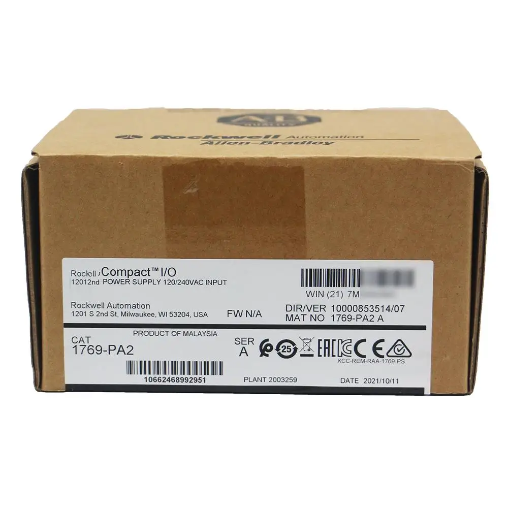Para fuente de alimentación compacta Allen-Bradley 1769PA2 módulo de entrada 1769-PA2 Ser A - imagen 3