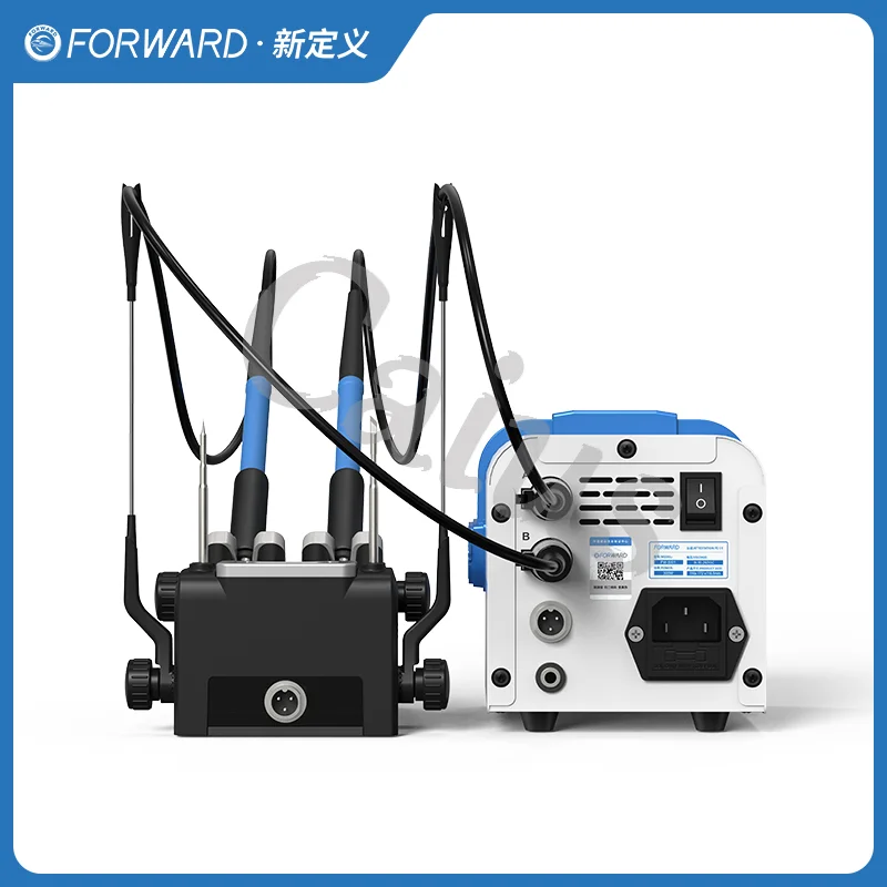 Estación de soldadura doble inteligente FW-SI01 delantera con mango de soldadura 245 210, kit de puntas de hierro para teléfonos, PCB, juego de herramientas de reparación BGA - imagen 4