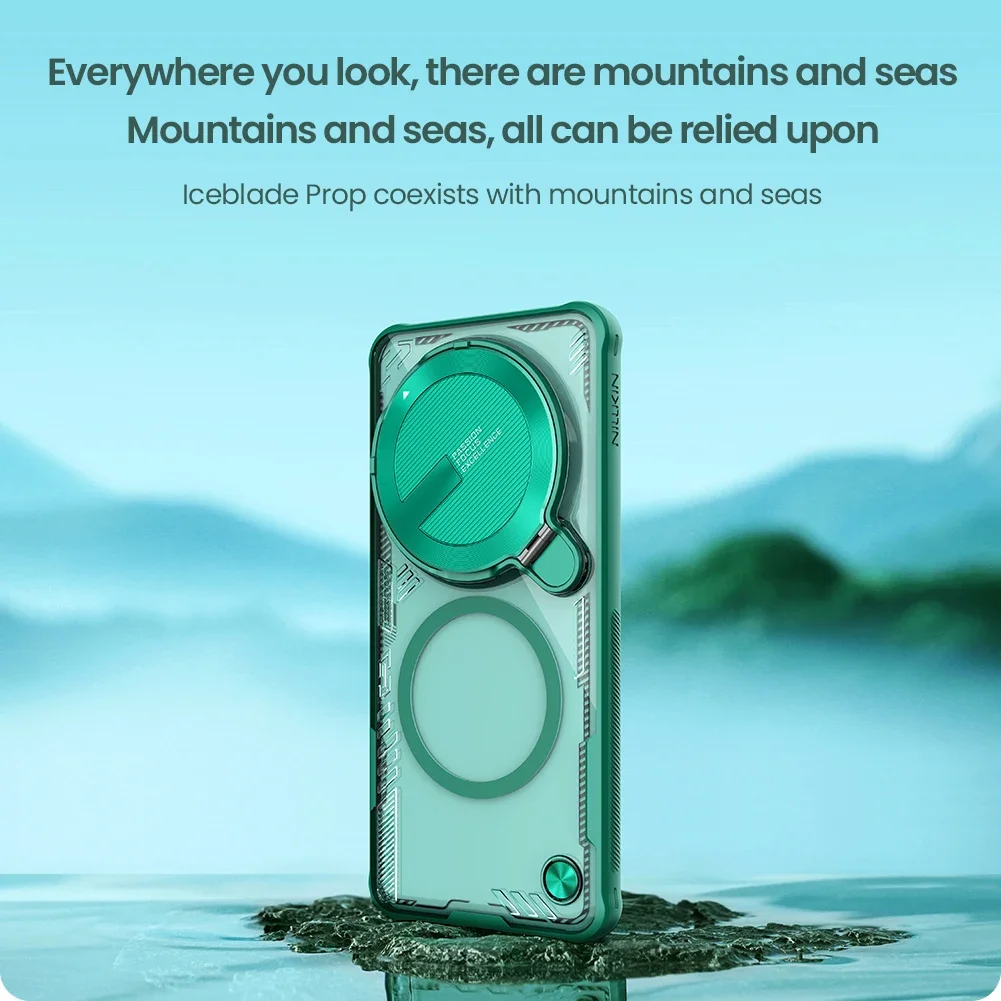 For Xiaomi 15 Ultra 5G Magnetic case Nillkin iceblade Prop Camera Protection with Stand Back cover Protect For Mi 15 Ultra