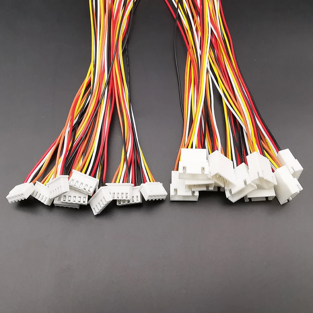 10 pares JST XH 2,54 2,54mm 2P 3P 4P 5P 6Pin conector macho hembra con Cable Cable de carga de batería 10cm 20cm - imagen 4
