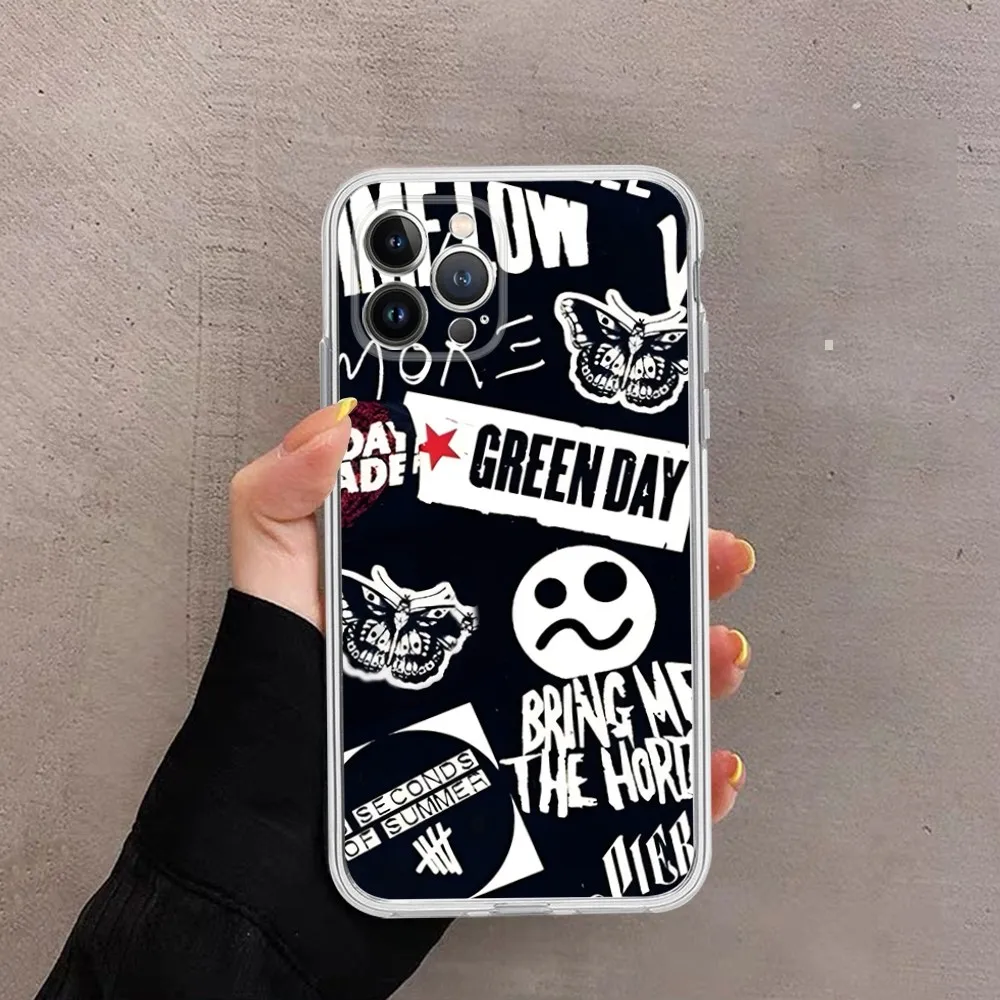 Funda de teléfono Punk Rock para iPhone 14 11 12 13 Mini Pro XS Max, Funda 6 7 8 Plus X XR SE 2020 - imagen 2