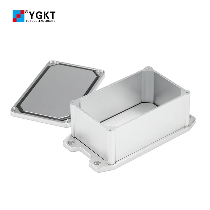 Carcasa de aluminio para instrumentos, Caja impermeable eléctrica para exteriores, longitud personalizable, 140x85mm, L05A - imagen 5