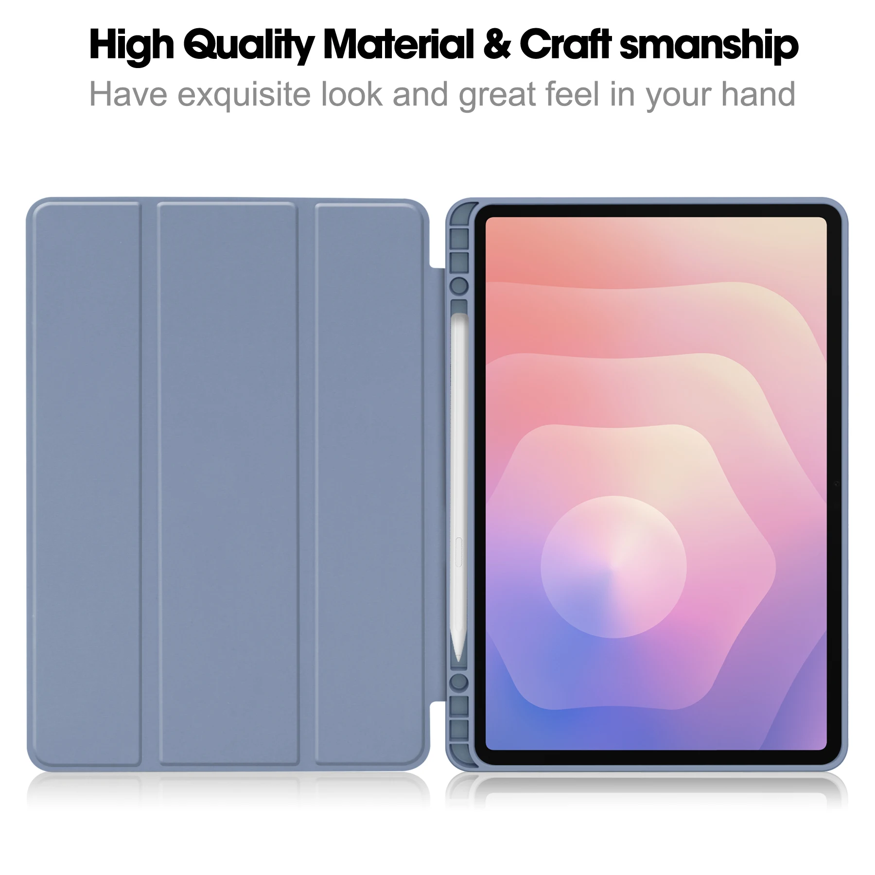 Funda magnética para Samsung Galaxy Tab S11 11 pulgadas 2025, con portalápices, Funda 5G SM-X730/SM-X736, Funda para tableta con soporte de activación de 11" - imagen 4