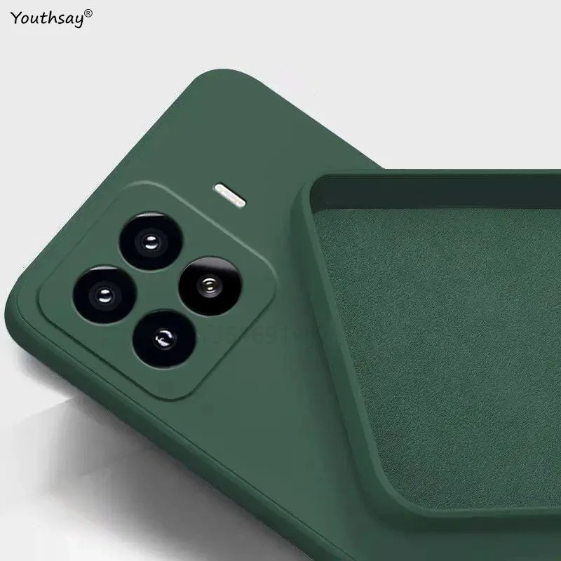 Funda de lujo para Xiaomi 15T Pro, funda Xiaomi 15T Pro, Fundas Coque Original de silicona líquida suave TPU, parachoques de teléfono Xiaomi 15T Pro - imagen 5