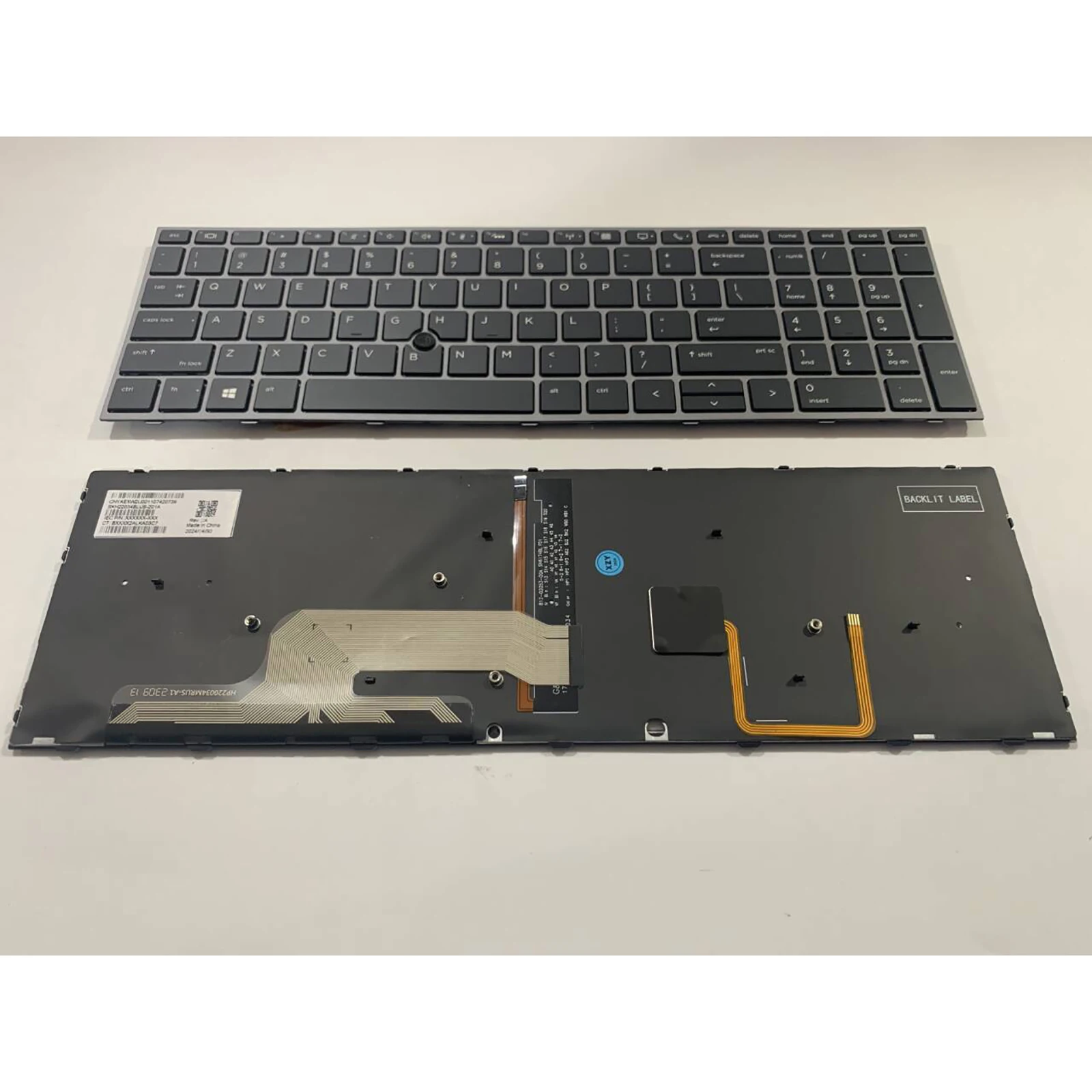 Para HP ZBOOK 17 G5 17 G6 15 G5 15 G6 teclado del ordenador portátil diseño de EE. UU.