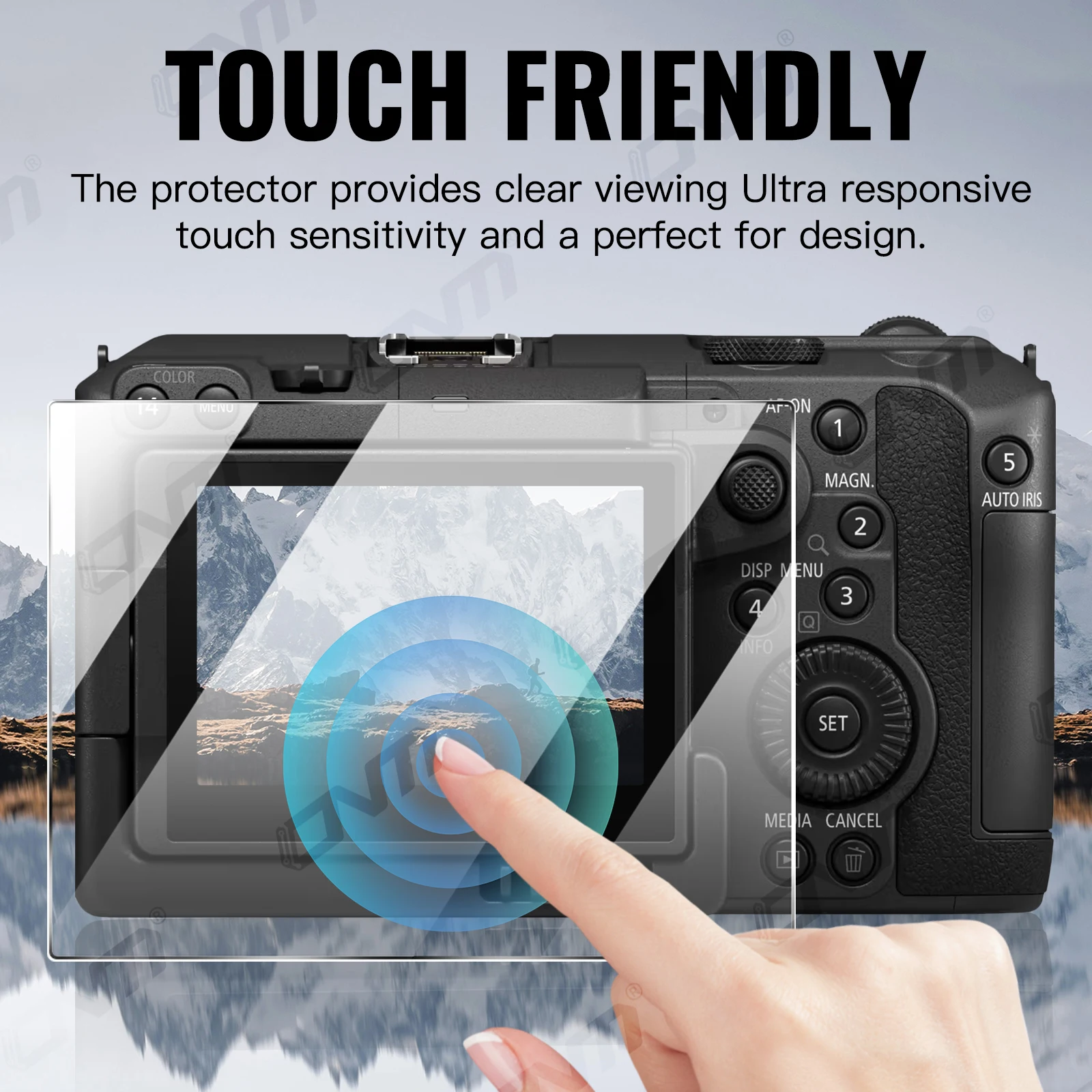 1-3 uds vidrio templado para Canon EOS C50, Protector de pantalla de vidrio 9H Premium HD película antiarañazos para accesorios de cámara C50 - imagen 4