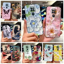 Funda floral de TPU para Motorola Moto G9 Play