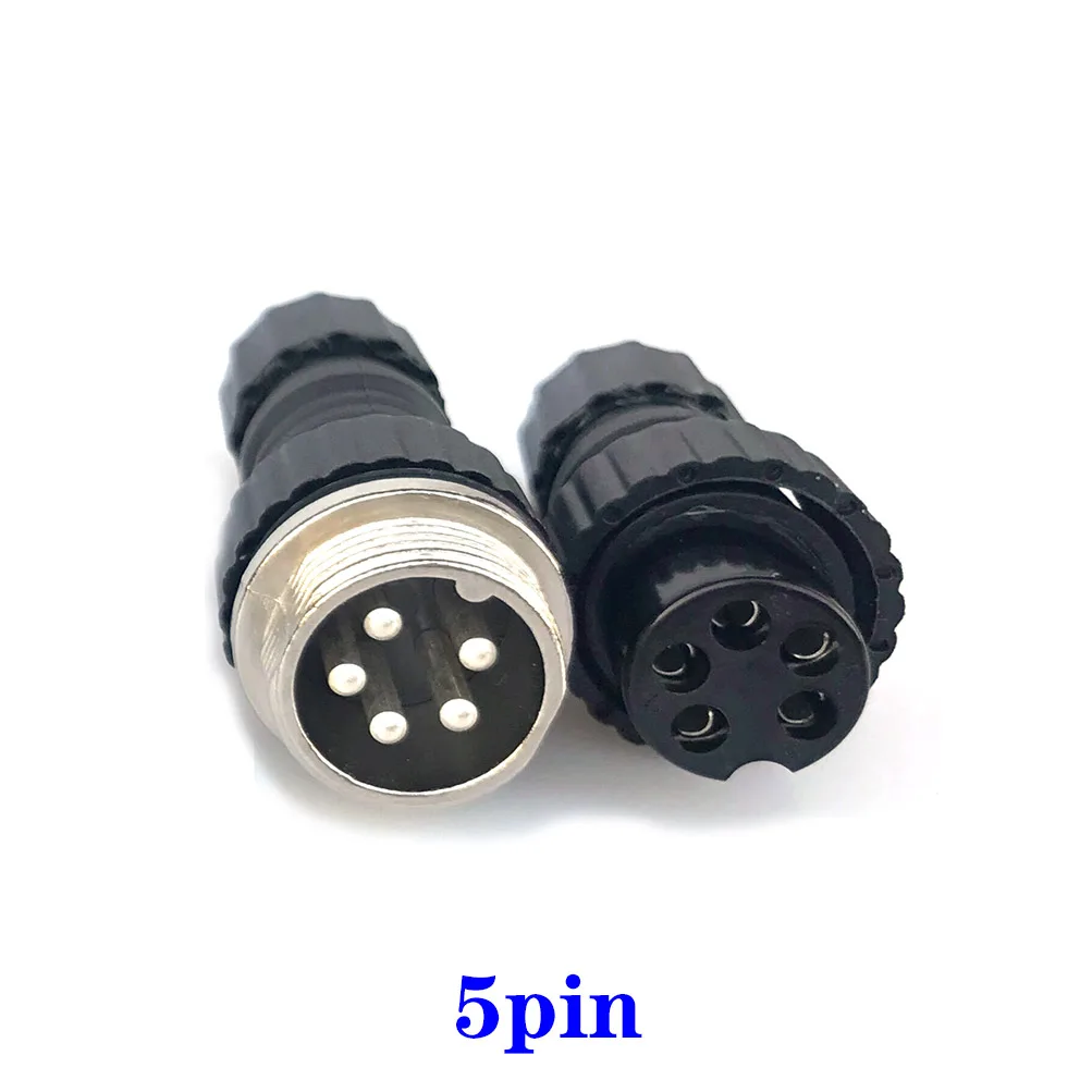 Conector de aviación M16 resistente al agua, Conector de aguja sólida de acoplamiento macho y hembra, 2, 3, 4, 5, 6, 8, 9, 10 pines - imagen 5