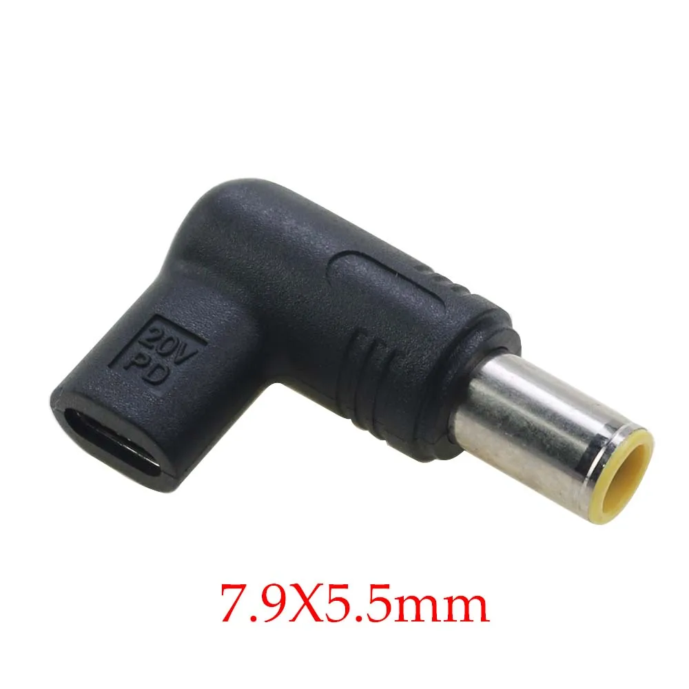 1 Uds PD 20V USB 3,1 tipo C hembra a DC 2,5*0,7 4,0*1,35/1,7 conector macho adaptador de corriente para ordenador portátil enchufe convertidor para ASUS HP Dell - imagen 5
