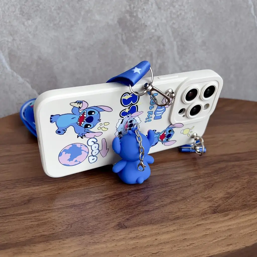 Funda exprés con cuerda de soporte para iPhone 6 6s 7 8 X Xs Max XR 11 12 13 14 15 16 Pro SE Max - imagen 4