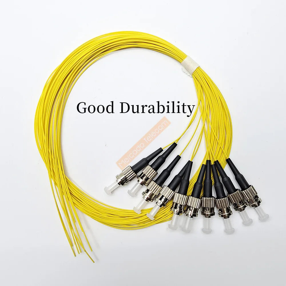 50 Uds 1,5 metros FC/UPC coleta de fibra óptica monomodo G652D 0,9 MM coletas de fibra óptica FC UPC modo único PVC FTTH - imagen 3