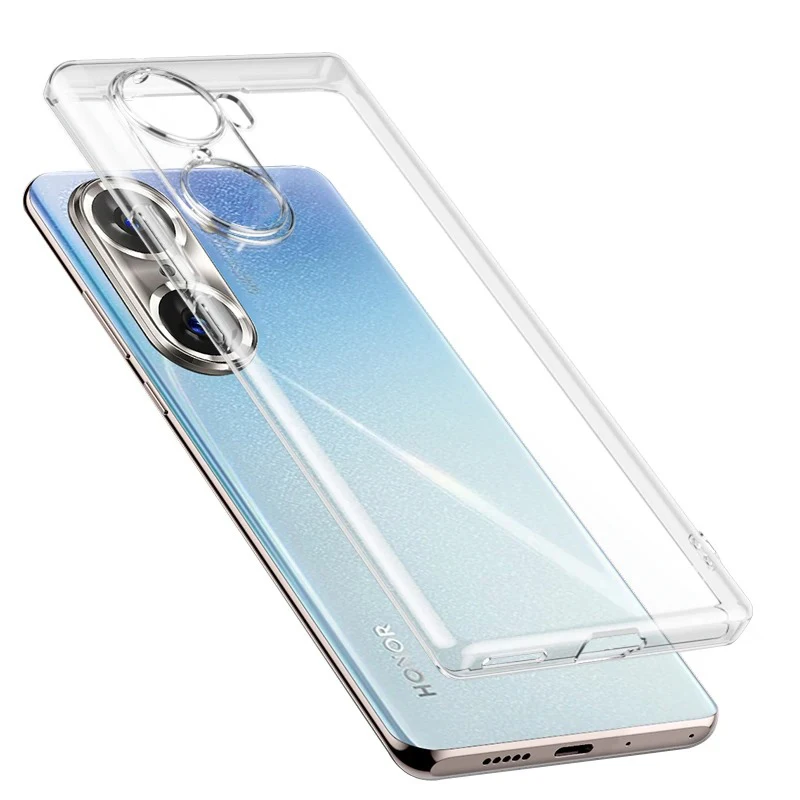 Funda de silicona suave transparente ultrafina para Honor 30 30i 30S V40 50 60 70 80 SE 90 GT 100 200 300 Pro Plus TPU cubierta de teléfono
