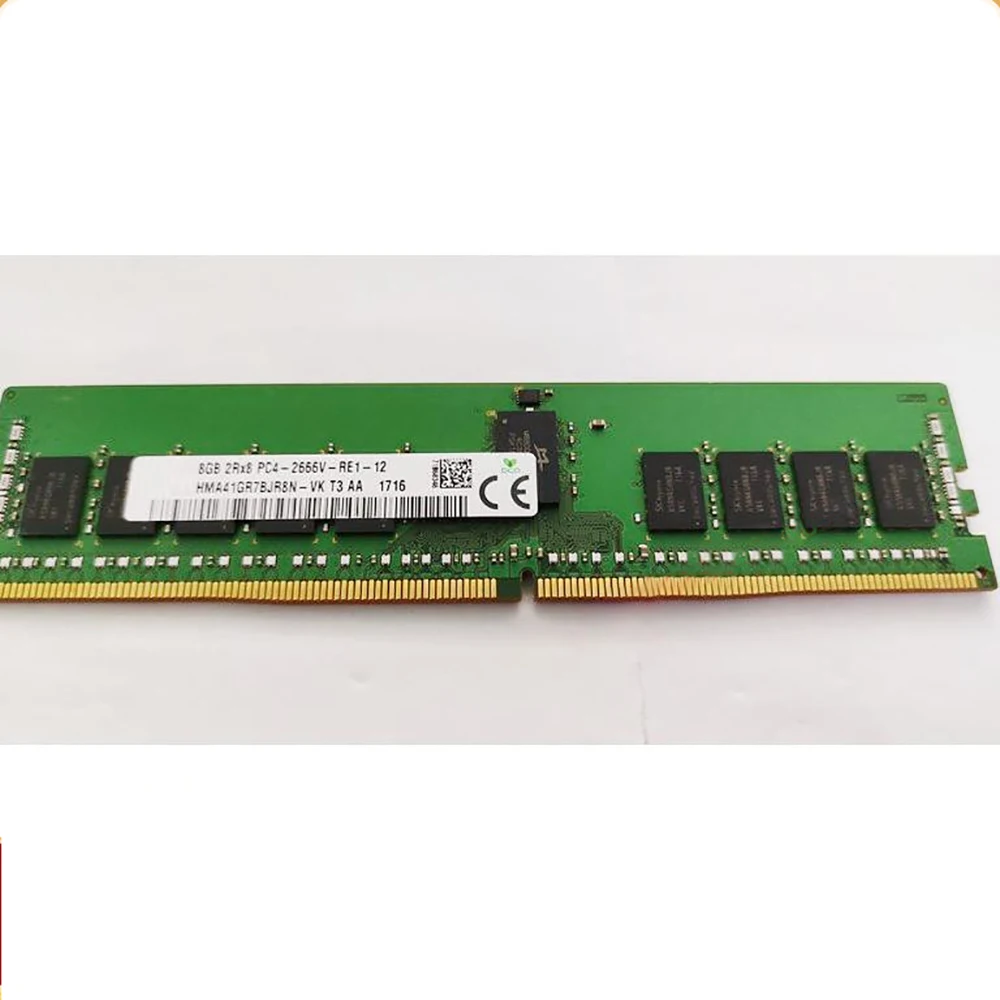 1 Uds 8GB 8G 2RX8 DDR4 PC4-2666V REG RAM para memoria SK Hynix HMA41GR7BJR8N-VK - imagen 3
