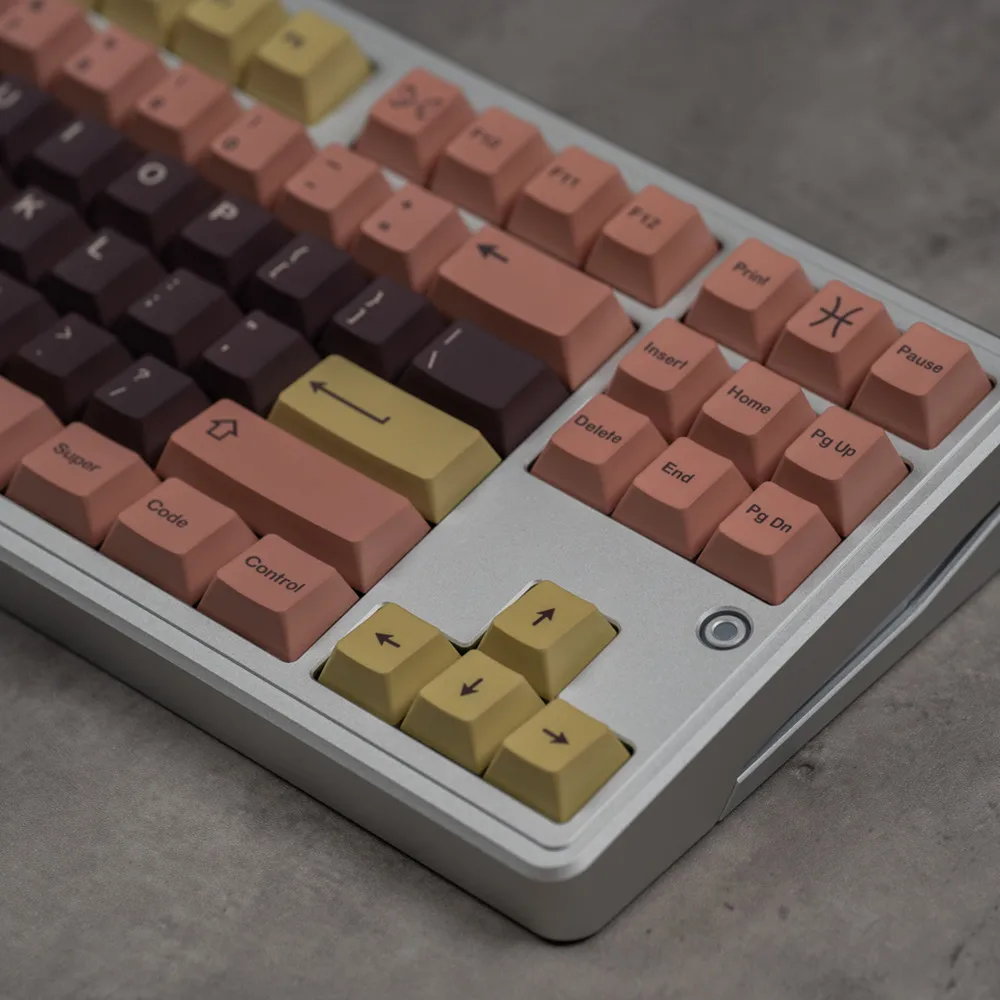 142 teclas Piscis Morandi Keycaps Cherry Profile Teclado mecánico Keycap Set PBT DYE Subbed para GH60 GK61 GK64 RK84 Wooting60 - imagen 4