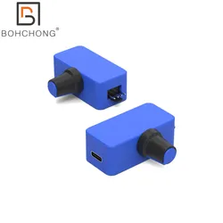Controlador Velocidad PWM Ventilador 4 Pines USB-C Regulador DIY Azul Rojo