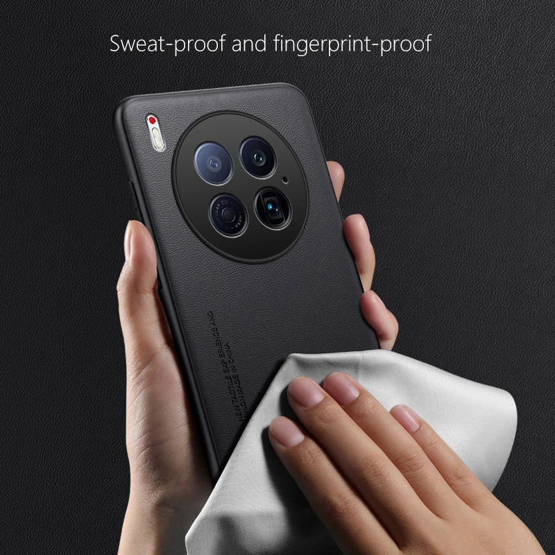 Funda de cuero para Tecno Camon 40 Premier, fibra de carbono, silicona mate, dura, a prueba de golpes, funda completa para teléfono con cámara Camon40Premier CM8 - imagen 5