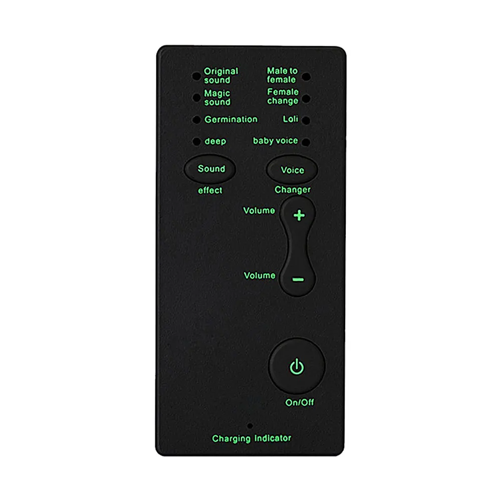 Cambiador de voz con micrófono, 7 cambios de sonido diferentes, Mini Modulador de voz portátil para teléfono, PC, PS4, Xbox, tableta - imagen 2
